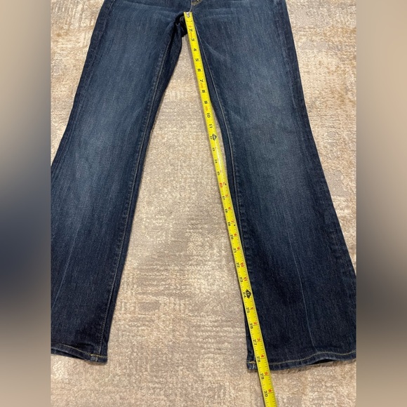 7 For All Mankind Kimmie Bootcut Denim Jeans Darker Wash Size 26 $198 - Picture 2 of 11
